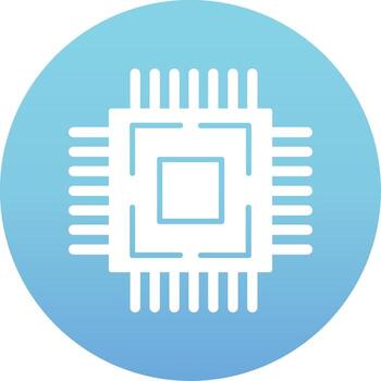 icono de vector de procesador