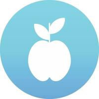 icono de vector de manzana