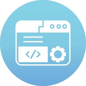 icono de vector de codificación