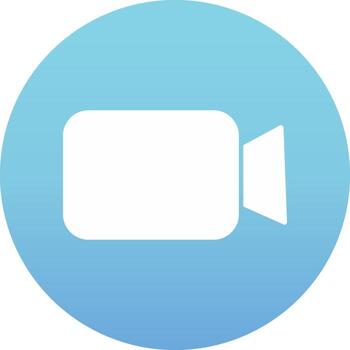 icono de vector de cámara de vídeo