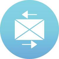 enviar icono de vector de correo