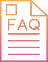 Faq Vector Icon