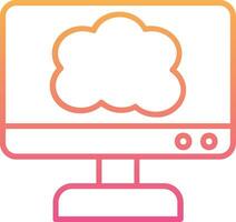 Cloud Computing Vector Icon