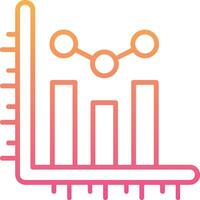 Bar chart Vector Icon