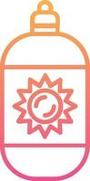 Sun Cream Vector Icon