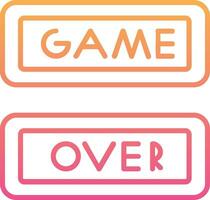 Game over Vector Icon