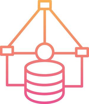Data Flow Vector Icon