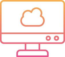 Cloud Computing Vector Icon