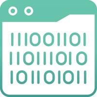 Binary Code Vector Icon