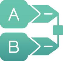 icono de vector de diagrama