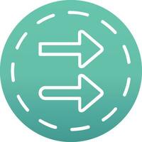 Fast Forward Vector Icon