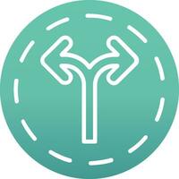 Two Way Vector Icon