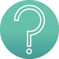 Question Mark Vector Icon