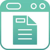 Metadata Vector Icon