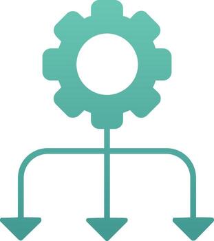 icono de vector de algoritmo