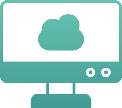Cloud Computing Vector Icon