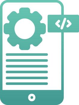 icono de vector de codificación