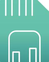 Memory card Vector Icon