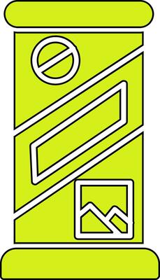 Roll Up Vector Icon