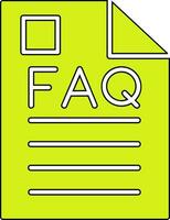 Faq Vector Icon
