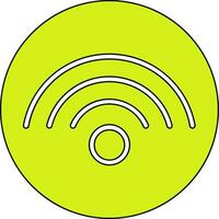 icono de vector de señal wifi