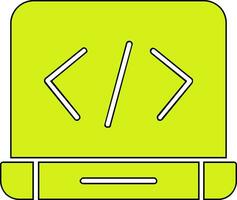Web coding Vector Icon