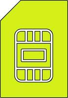 sim Vector Icon