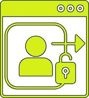 Log In Vector Icon