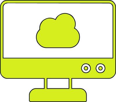 Cloud Computing Vector Icon