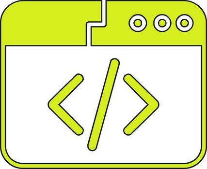 Coding Vector Icon