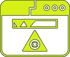 Error Vector Icon
