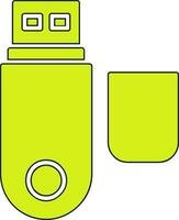 icono de vector de pendrive