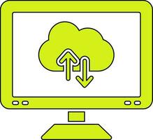 Cloud Computing Vector Icon