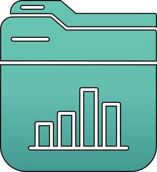icono de vector de carpeta