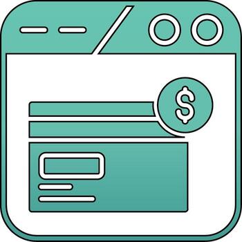 icono de vector de método de pago