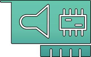 Sound Card Vector Icon