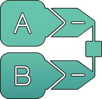 icono de vector de diagrama