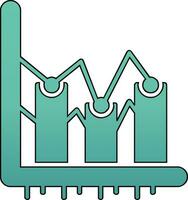 Bar chart Vector Icon