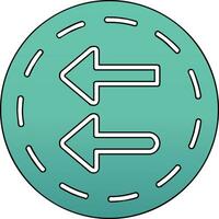 Fast Backward Vector Icon
