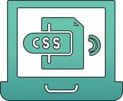 icono de vector de css