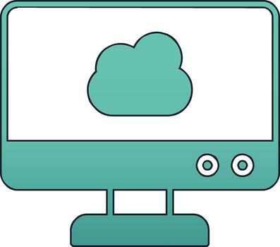 Cloud Computing Vector Icon