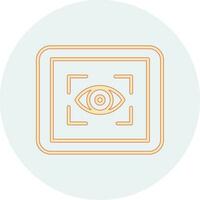 Eye Scanner Vector Icon