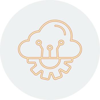 Cloud Computing Vector Icon