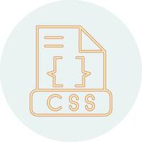 icono de vector de css