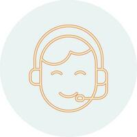 Customer Service Agent Vector Icon