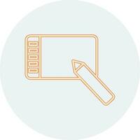 Graphic Tablet Vector Icon