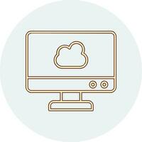 Cloud Computing Vector Icon