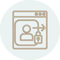 Log In Vector Icon