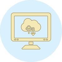 Cloud Computing Vector Icon