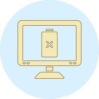 Low Battery Vector Icon